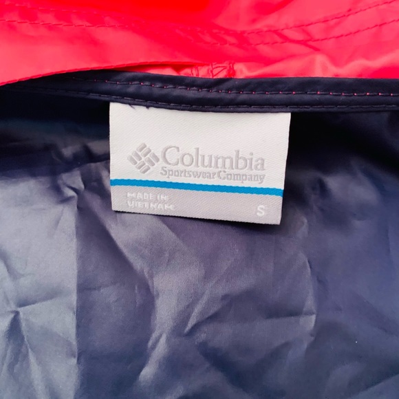 COLUMBIA GIRLS LIGHT WIND BREAKER MULTI COLOR - Picture 4 of 8